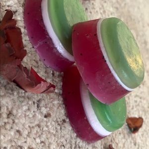 Summer season watermelon soaps
